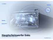 Hauptscheinwerfer links FIAT Uno (146)