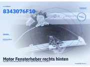 Motor Fensterheber rechts hinten SUZUKI Liana Kombi (ER) 8343076F10