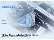 Motor Fensterheber links hinten PEUGEOT 207 CC 400974C