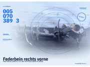 Federbein rechts vorne FIAT Panda (169) 0051857324 0050703893