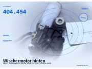 Wischermotor hinten SMART City-Coupe (MC 01) 404.454 VALEO 404.454