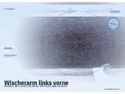 Wischerarm links vorne PEUGEOT 207