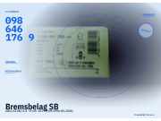 Bremsbelag SB AUDI A3 (8L) 0986461769