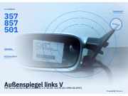 Außenspiegel links VW Passat B3/B4 Variant (3A5, 35I) 357857501