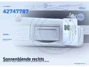 Sonnenblende rechts CHEVROLET Spark (M300) 42747787