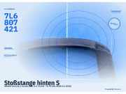 Stoßstange hinten SKODA Octavia I Kombi (1U) 7L6807421