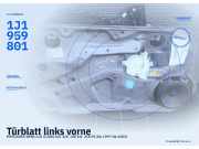 Türblatt links vorne MERCEDES-BENZ CLK (C208) 1J4837755 1J1959801