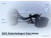 Sicherheitsgurt links hinten RENAULT Megane II (BM/CM)