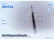 Heckklappendämpfer OPEL Astra G Cabriolet 304116