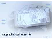 Hauptscheinwerfer rechts AUDI 80 (81, 85, B2)