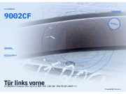 Tür links vorne CITROEN C-Crosser (VU, VV) 9002FA 9002CF