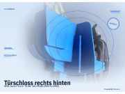 Türschloss rechts hinten OPEL Astra F