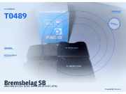 Bremsbelag SB AUDI 100 (C1) T 0489