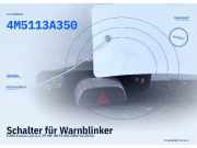 Schalter für Warnblinker FORD Fusion (JU) 4M5113A350