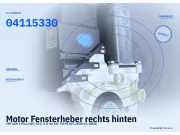 Motor Fensterheber rechts hinten VW Golf V Plus (5M, 521) 04115330
