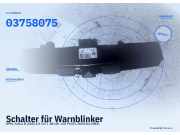 Schalter für Warnblinker OPEL Zafira B (A05) 13100105XF 03758075