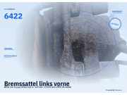 Bremssattel links vorne BMW 3er Coupe (E46) 6422