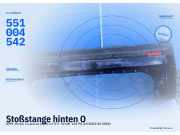Stoßstange hinten OPEL Vectra C Caravan (Z02) 905000001 551004542