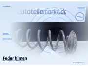 Feder hinten Mercedes-Benz A-Klasse (W169)