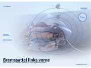 Bremssattel links vorne FIAT Punto Evo (199)