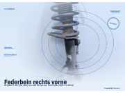 Federbein rechts vorne PEUGEOT 207 SW