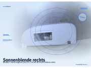 Sonnenblende rechts PEUGEOT 206 Schrägheck (2A/C)