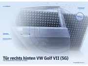 Tür rechts hinten VW Golf VII (5G)