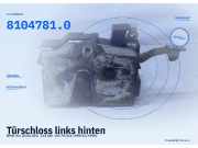 Türschloss links hinten BMW 5er (E34) 8104781.0
