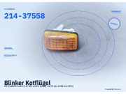 Blinker Kotflügel MITSUBISHI Colt III (C 50) 214-37558