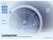 Lautsprecher AUDI A1 Sportback (8XA) 8X0035415C