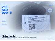 Motorhaube MERCEDES-BENZ E-Klasse (W211) 2118800005