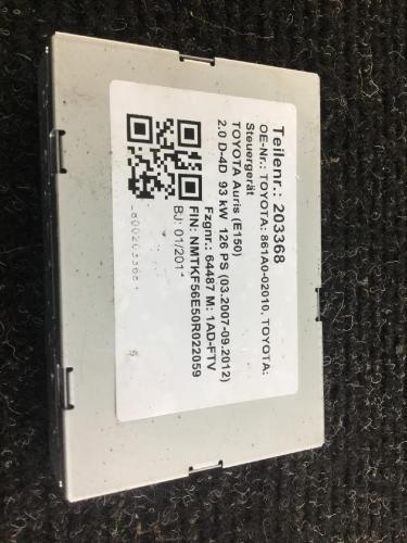 Steuergerät Modul TOYOTA Auris (E150) 861A002010 Bild Steuergerät Modul TOYOTA Auris (E150) 861A002010