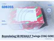 Bremsbelag SB RENAULT Twingo (C06) GDB355