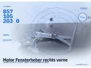 Motor Fensterheber rechts vorne TOYOTA Yaris (P1) 8571052030