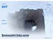 Bremssattel links vorne FORD Fiesta IV (JA, JB) 847