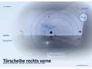 Türscheibe rechts vorne BMW 3er (E36)