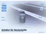 Schalter für Heckscheibe VW Sharan (7M) 7M3959621