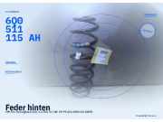 Feder hinten VW Fox Schrägheck (5Z) 6Q0511115AH