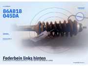 Federbein links hinten FORD Escort IV Cabriolet (ALF) 86AB18045DA