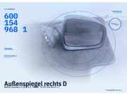 Außenspiegel rechts DACIA Sandero II (SD) 963017247R 6001549681