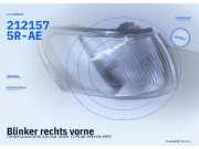 Blinker rechts vorne TOYOTA Corolla (E10) 2121575R-AE
