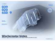 Wischermotor hinten RENAULT Laguna I Grandtour (K56) 0390206509
