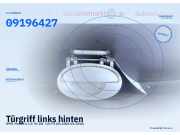 Türgriff links hinten OPEL Meriva A 09201075 09196427