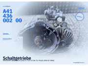 Schaltgetriebe MERCEDES-BENZ Vaneo (414) A4143600200
