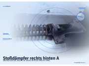 Stoßdämpfer rechts hinten AUDI 80 Avant (8C, B4)