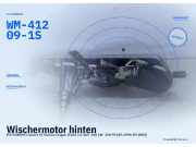Wischermotor hinten MITSUBISHI Galant VI Station Wagon (EA0) WM-41209-1S