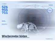 Wischermotor hinten VW Fox Schrägheck (5Z) 5Z6955711