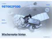 Wischermotor hinten KIA Sorento II (XM) 987002P500