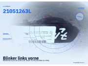 Blinker links vorne DAIHATSU Cuore III (L201) 21051263L