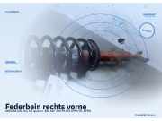 Federbein rechts vorne AUDI A8 (D2, 4D)
